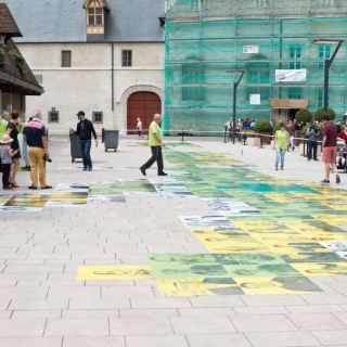 Climats et moi - fresque à Beaune - 01/06/2014 © Michel Joly