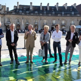 Climats et moi - fresque à Dijon - inauguration - 31/05/2014 © Armelle